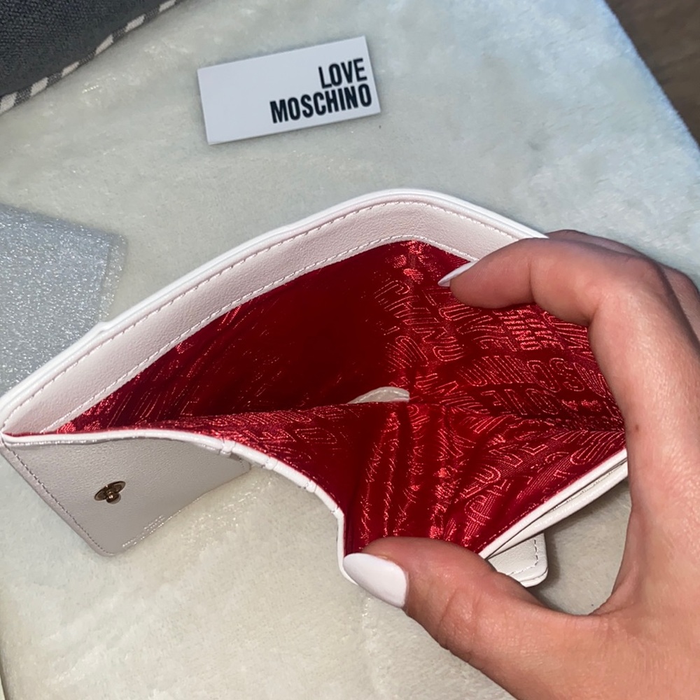 Moschino Off-white Small Wallet - Picture 4 of 4